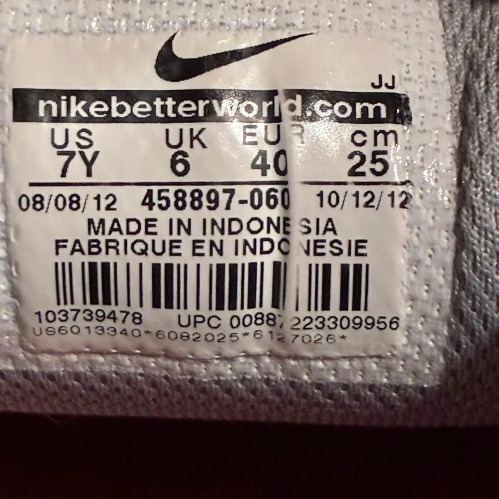 Nike Air Max Navigate Grey / Pink Y7 Women’s 9 Trainers